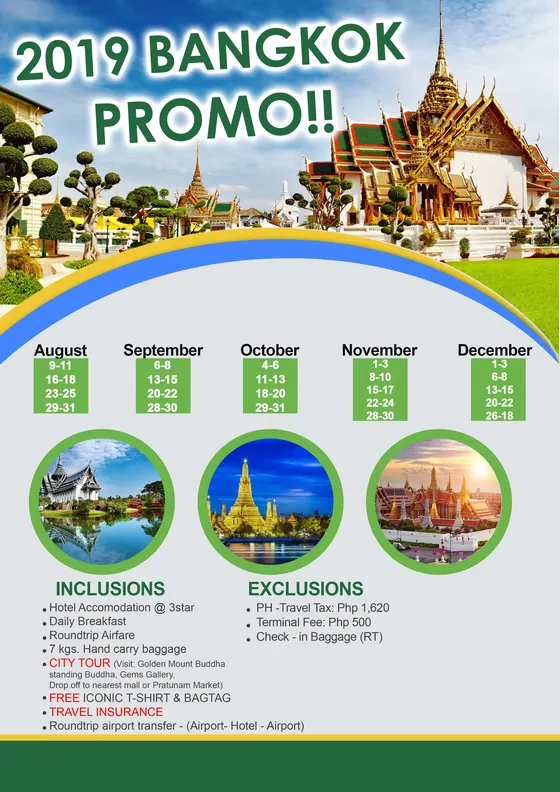 Poster: Bangkok promo, 2019