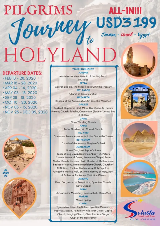 Poster: Pilgrims’ journey to the Holy Land